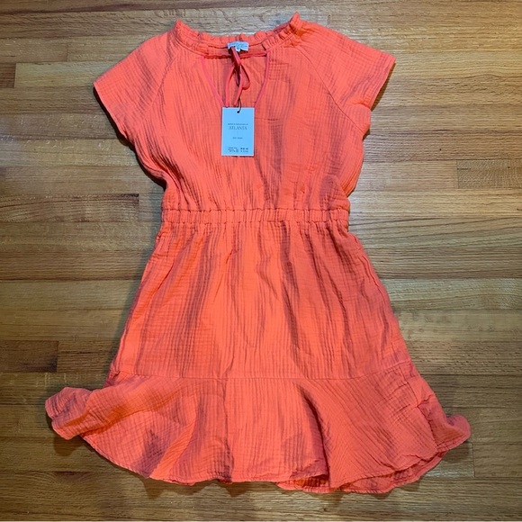 S’EDGE Raleigh Dress In Blood Orange M (a3